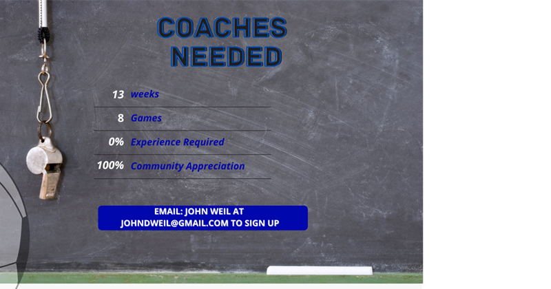 Coaches Needed!